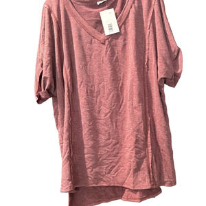 NWT Gee Gee Pinkish/Redish Relaxed Boxy Tee